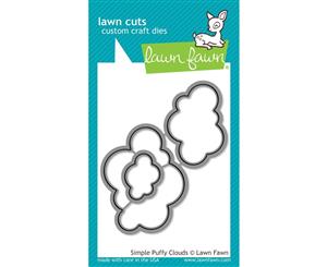 Lawn Fawn Cuts Simple Puffy Clouds Dies LF1186