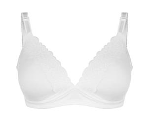 Miso Womens Lace Non Wired Bra Ladies - White 00 Everyday Strap