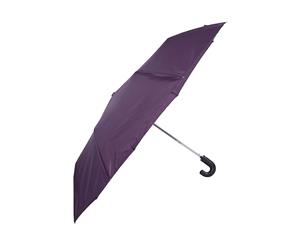 Mountain Warehouse Umbrellas 100% Polyester with Plastic Crook Handle - Berry