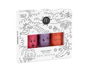 Nailmatic  Kids Nail Polish Gift Box (3 pcs) - Jungle