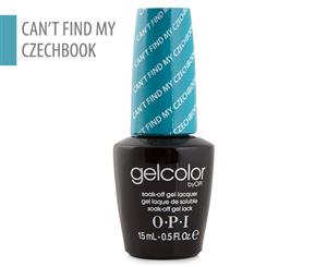 OPI GelColor Lacquer - Can't Find My Czechbook