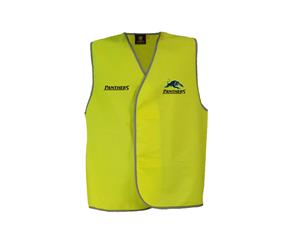 Penrith Panthers NRL HI VIS Safety Work Vest Shirt YELLOW