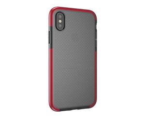 Red For Apple iPhone XR TPU Frame Bumper Case Shockproof Evo Mesh Cover