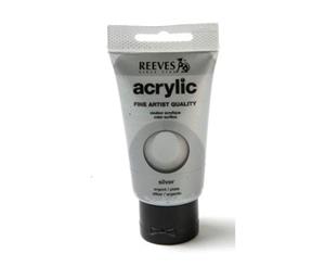 Reeves - Acrylic Paint 75ml - Silver