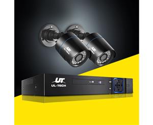 UL-tech CCTV Camera Security System 4CH DVR 1080P HD Camera Set Outdoor IP Kit