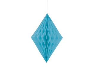 Unique Party 14 Inch Diamond Paper Decorations (Powder Blue) - SG12303