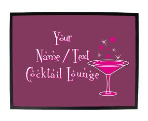 your name cocktail lounge - Funny Novelty Birthday doormat floor mat floormat