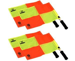 4pc 36cm Summit Linesman/Referee Flag f/ Training Sports/Soccer/Football Set