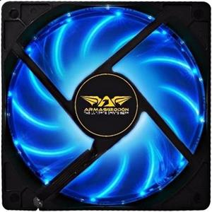 ARMAGGEDDON Azure Blade 120mm (12cm) Blue LED Case Fan