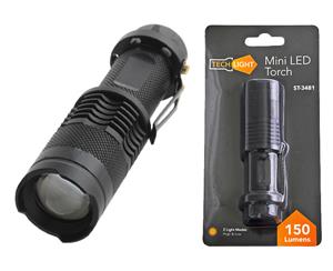 Adjustable Beam Mini LED Torch 150 Lumen