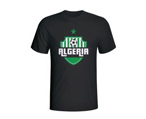 Algeria Country Logo T-shirt (black)