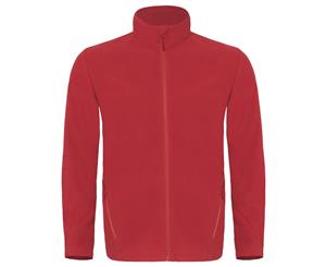 B&C Mens Coolstar Ultra Light Full Zip Fleece Top (Deep red) - RW3033