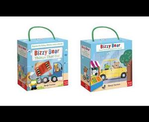 Bizzy Bear Book and Blocks set