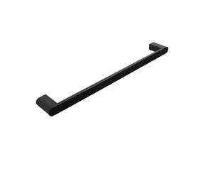 Black Huntingwood Single Towel Rail 800mm