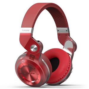 Bluedio T2S Wireless Headphones Bluetooth 4.1 Stereo Headsets with Mic - Red