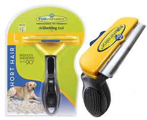 FURminator Deshedding Tool for Large Dogs - Short Hair