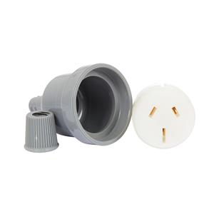 HPM 15A Grey Extension Cord Socket