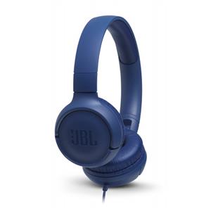 JBL - JBLT500BLU - Tune 500 Wired On-Ear Headphones