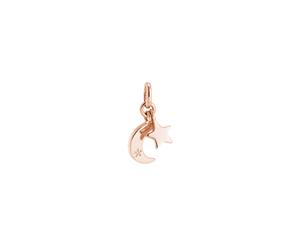 Kirstin Ash Star Moon Double Charm w/ 18K Rose Gold Vermeil