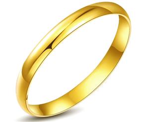 Large Bangle Yellow Gold-Gold