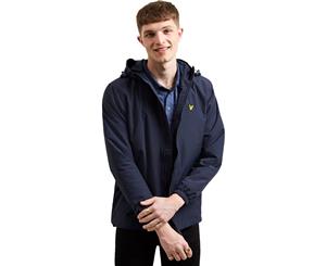 Lyle & Scott Men's Zip Front Lightweight Hooded Jacket Navy