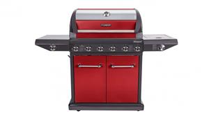 Masport Mighty V2 6-Burner BBQ - Red