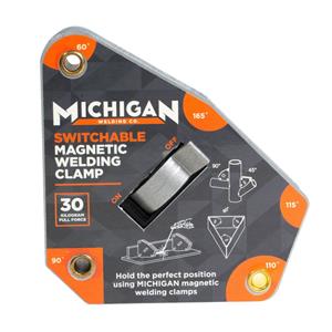 Michigan 3 Angle 30kgf Switchable Magnetic Welding ClampMMAGMSW30