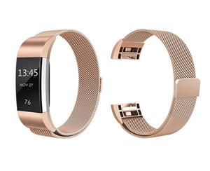 Milanese Loop Replacement Band for Charge 2 - Rose Gold