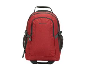 Mountain Warehouse Uni Voyager Rucksack Wheelie 35L Travel Bag - Red