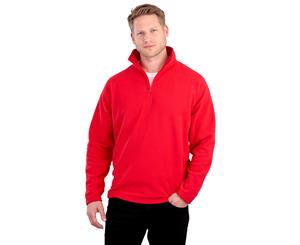 Outdoor Look Mens Athos Breathable Micro Fleece Jacket - Red