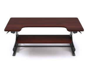 Pop_top Stand-up Height Adjustable Desk [pop top] - wenge