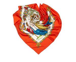 Pre-Loved Hermes 1789 Liberte Egalite Fraternite Silk Scarf