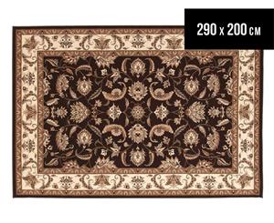 Rug Culture 290x200cm Empire Den Classic Rug - Brown