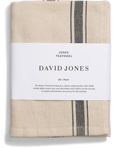 Single Stripe Tea Towel Natural