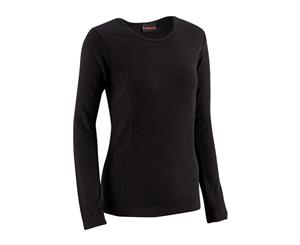 Snowgum - ThermaBods L/S Crew - Womens Black