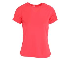 Sols Womens/Ladies Sporty Short Sleeve T-Shirt (Neon Coral) - PC2152