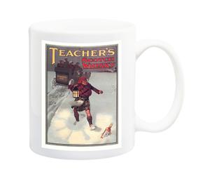 Teachers Whiskey Advert Poster Mug - 11 Fluid Oz