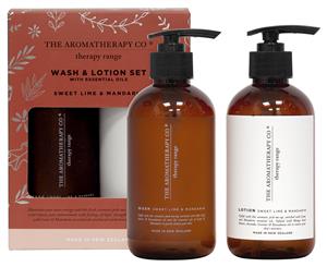 The Aromatherapy Co. Therapy Wash and Lotion Set - Sweet Lime & Mandarin