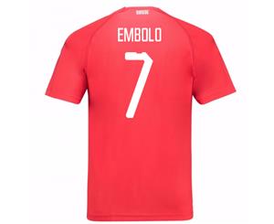 2018-19 Switzerland Home Shirt (Embolo 7)