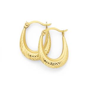 9ct Gold Mini Creole Earrings