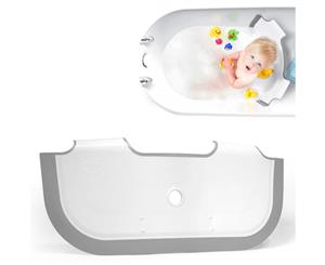 BabyDam Bath Barrier Baby Dam/Toddler/Kids Tub/Bathtub/Bathing Save Water - Grey