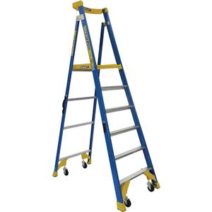 Bailey 1.8m 170kg Fibreglass Job Station Platform Stepladder