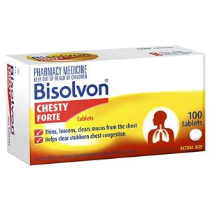 Bisolvon Chesty Forte 8mg 100 Tablets