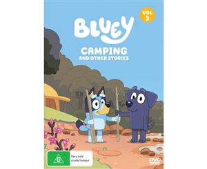 Bluey Volume 5 Camping and Other Stories DVD Region 4