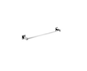 Chrome Single Towel Rail 750mm Luxe Series