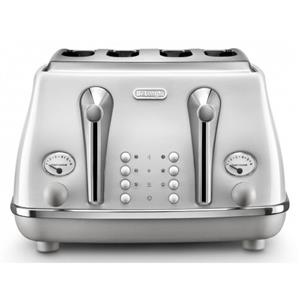 DeLonghi - CTOC 4003.W - Icona Capitals 4 Slice Toaster - Sydney White