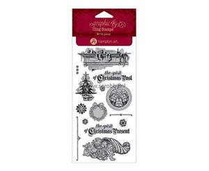 Graphic 45 - A Christmas Carol Cling Stamps - #2