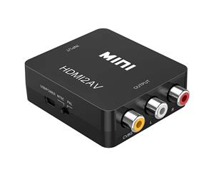 HDMI to RCA Composite AV CVBS 3RCA Video Cable Converter Adapter 1080p Downscaling