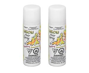 Hair Spray - Neon White 2 Pack