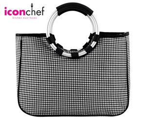 Icon Chef Easy Shopper Insulated Shopping Bag - Houndstooth